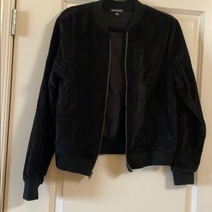 American Apparel Black Bomber Jacket. Size M